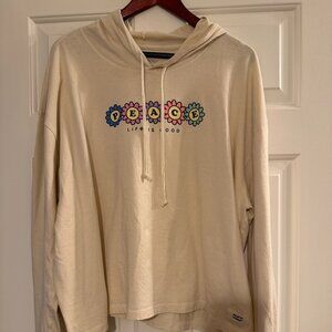 Life is Good Crusher Boxy Hoodie XXL